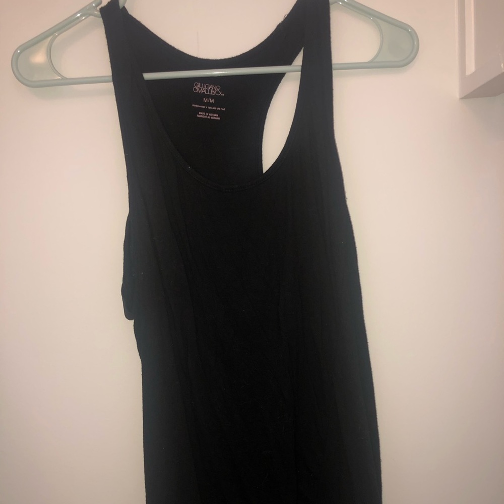 Sleepwear tank with a built in bra